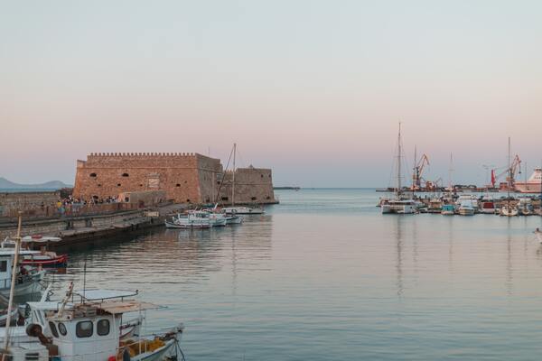 Boats in Harbor, Heraklion _Iraklion_
